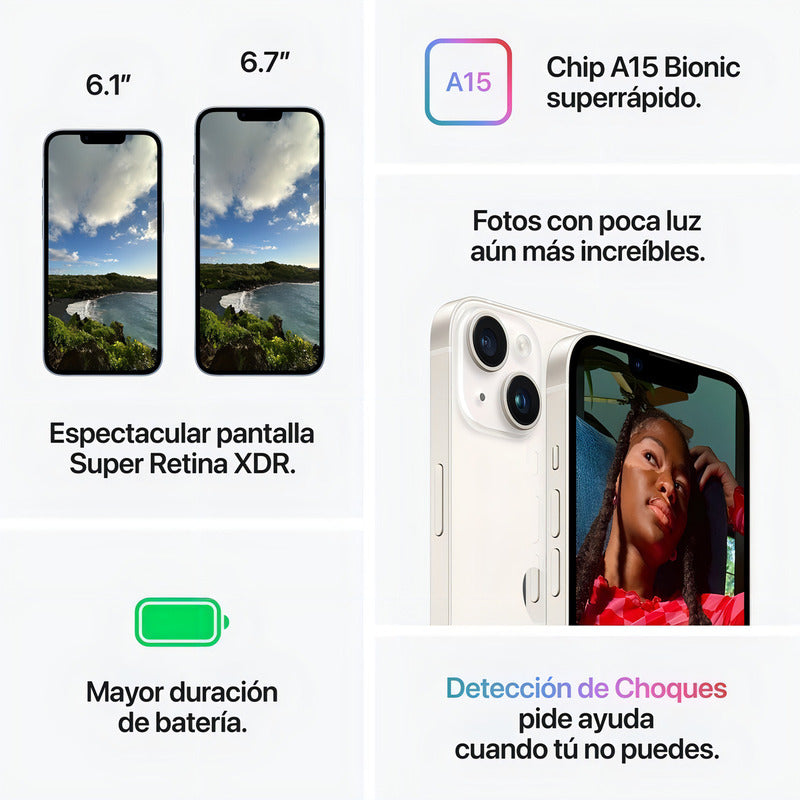 Apple iPhone 14 (128 Gb) - Medianoche