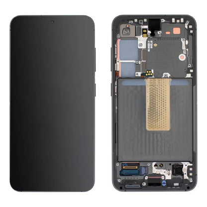 Vista del componentees de la pantalla y frente de la misma