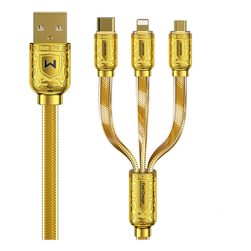 Cable Dorado 6A (3 en 1) WDC-162TH