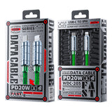 Cable de Carga Rápida PD Wekome Vanguard Aleación de Zinc 1m