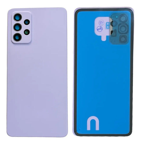 Tapa Trasera + Cristal De Camara Compatible Con Samsung A72