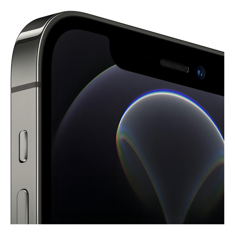 Detalle del sistema TrueDepth del Apple iPhone 12 Pro (256 Gb) - Grafito con su cámara frontal integrada en el notch.