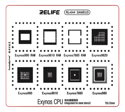 Stencil 0.12mm Compatible Exynos Cpu Integrated Relifesameu3