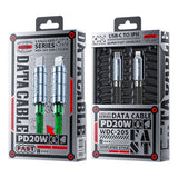 Cable de Carga Rápida PD Wekome Vanguard Aleación de Zinc 1m