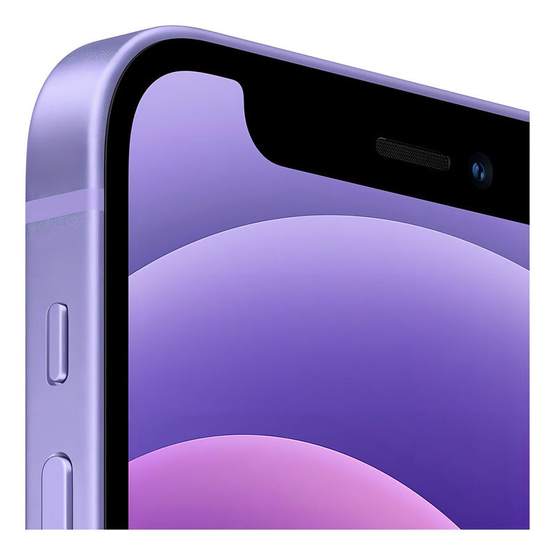 Comparativa visual de tipos de pantalla OLED en el Apple iPhone 12 Mini (128 Gb) - Morado, destacando la nitidez, brillo y contraste superior.