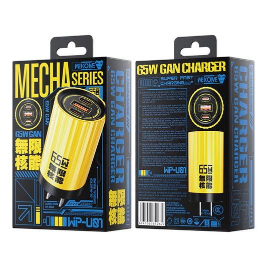 Cargador de 65W Gan Barra de Energía Cargador de Macbook