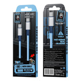 Cable de Datos de Silicona 100W Wekome Tint II