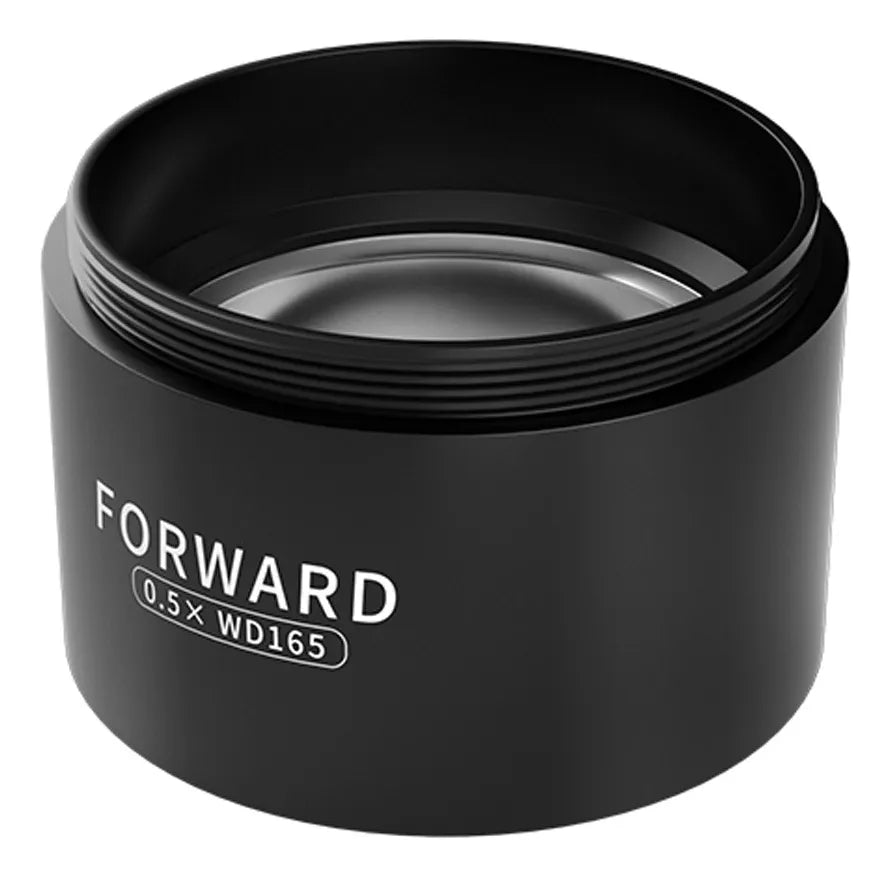 Lente Objetivo De Accesorio Para Microscopio Forward -0.5x
