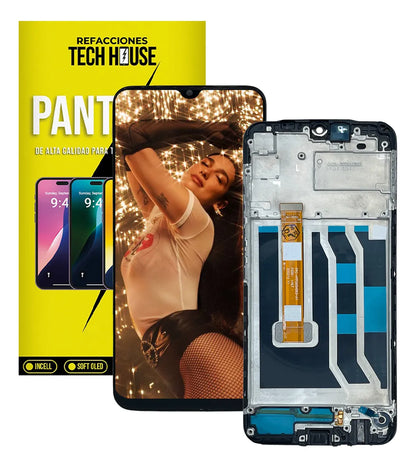 Pantalla con Marco compatible con Realme C12/C15 RMX2189 LCD