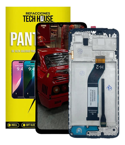 Pantalla con Marco compatible con Xiaomi Redmi 13C LCD