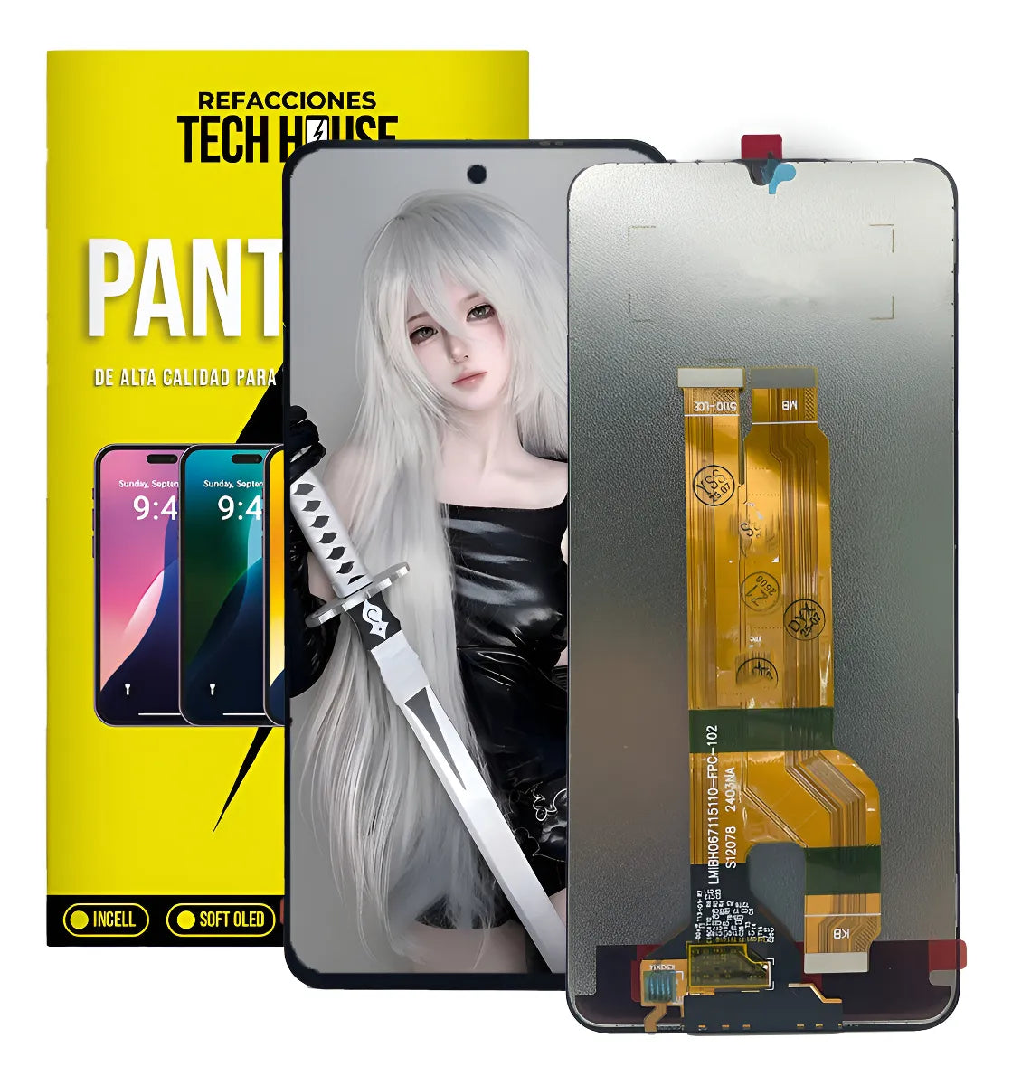 Pantalla compatible con Realme C63/ Realme C61/ Realme Narzo N63/ Realme Note 60 LCD