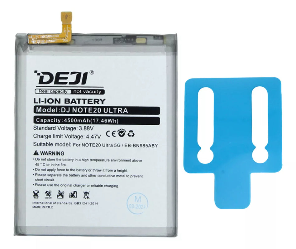 Batería Deji compatible con Samsung Note 20 Ultra EBBN985