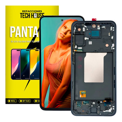 Pantalla compatible con Samsung A55 (A556) con Marco Incell