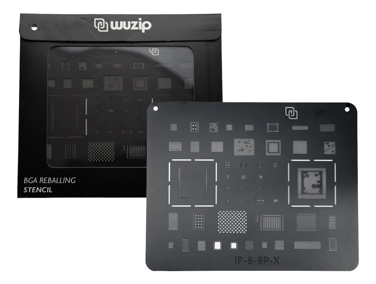 Stencil iPhone 8, 8 Plus & X Wuzip