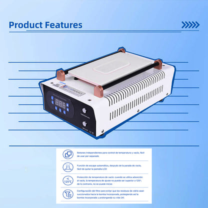 Separador de vacío incorporado de dos botones de 8 pulgadas FW-1082
