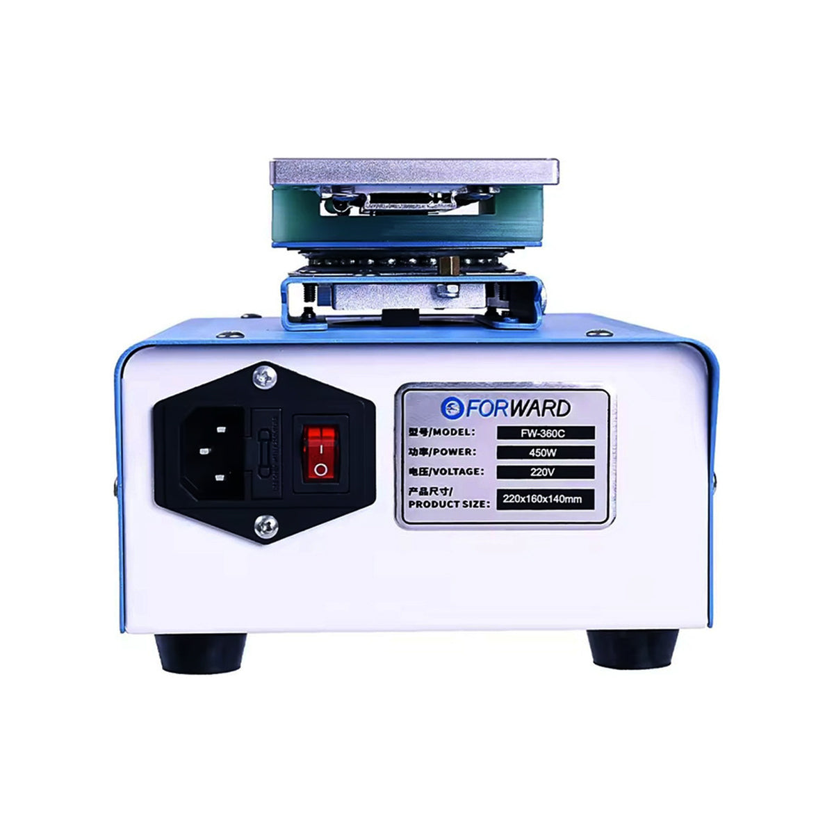 Plancha Separadora Giratoria Forward FW-360C
