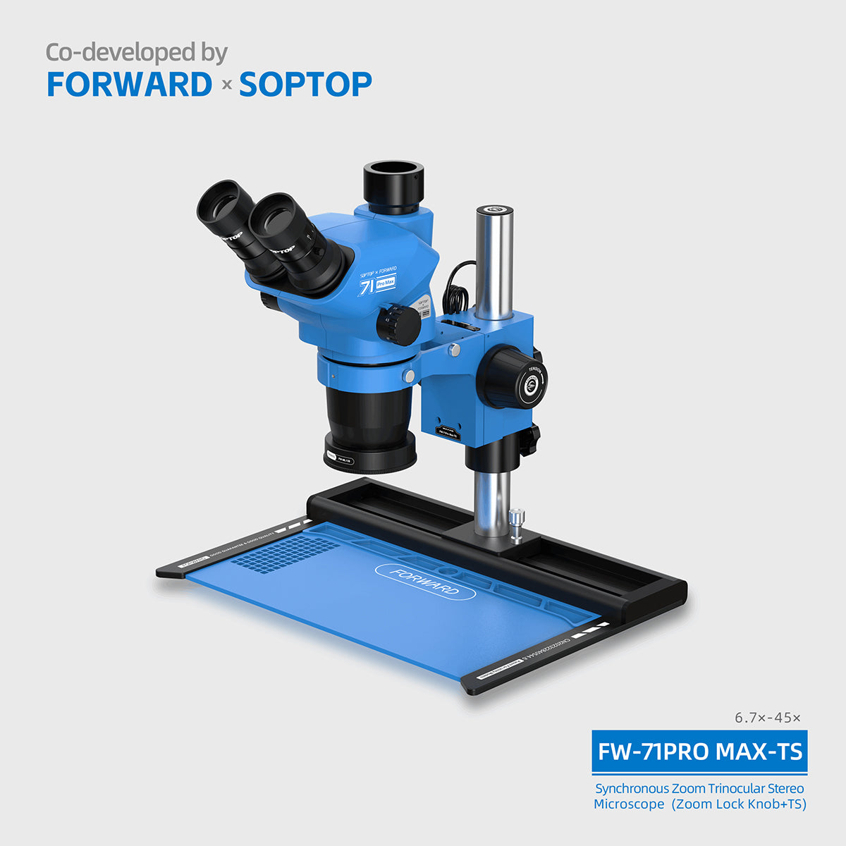 Microscopio Trinocular Forward FW-71Pro Max-TS