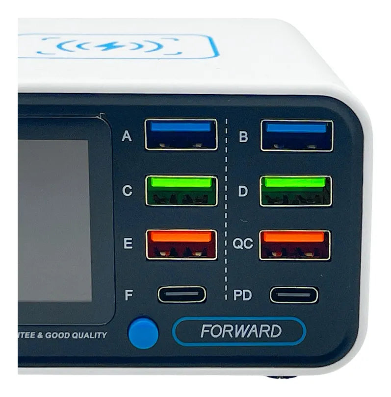 Cargador Rápido Inteligente Multipuerto FW-P01 Forward Azul