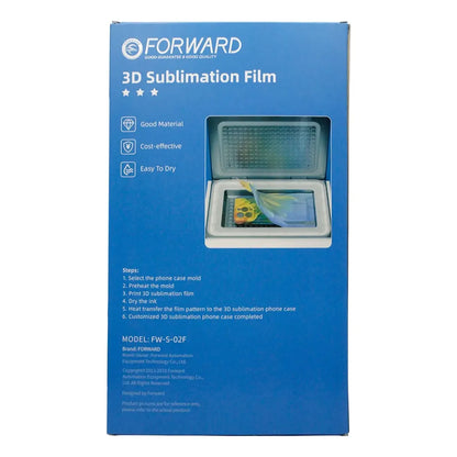 Paquete 50 piezas de Micas de Hidrogel Forward – Sublimación 3D (3 Estrellas)