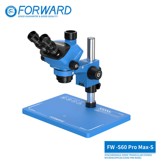 Microscopio Trinocular FW-S60Promax-S – Visión de 60x y Estación Térmica