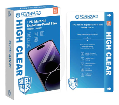 Paquete 50 Piezas Micas de Hidrogel Transparente 7" Pulgadas XS