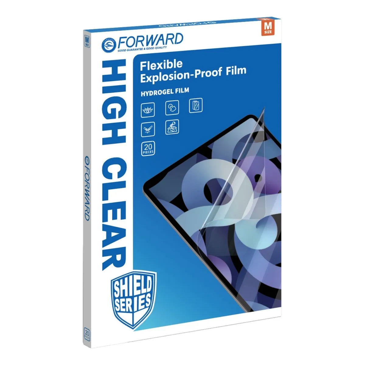 Paquete de 20 Micas de Hidrogel Forward (Transparente/Mate 13") – para Laptops y Tablets