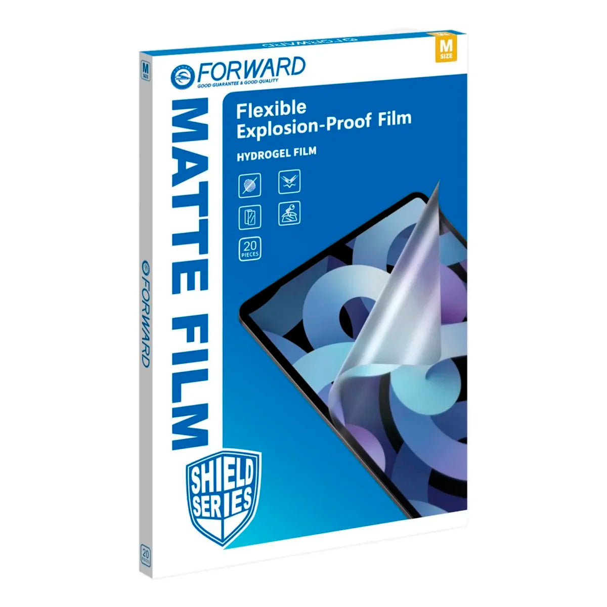 Paquete de 20 Micas de Hidrogel Forward (Transparente/Mate 13") – para Laptops y Tablets