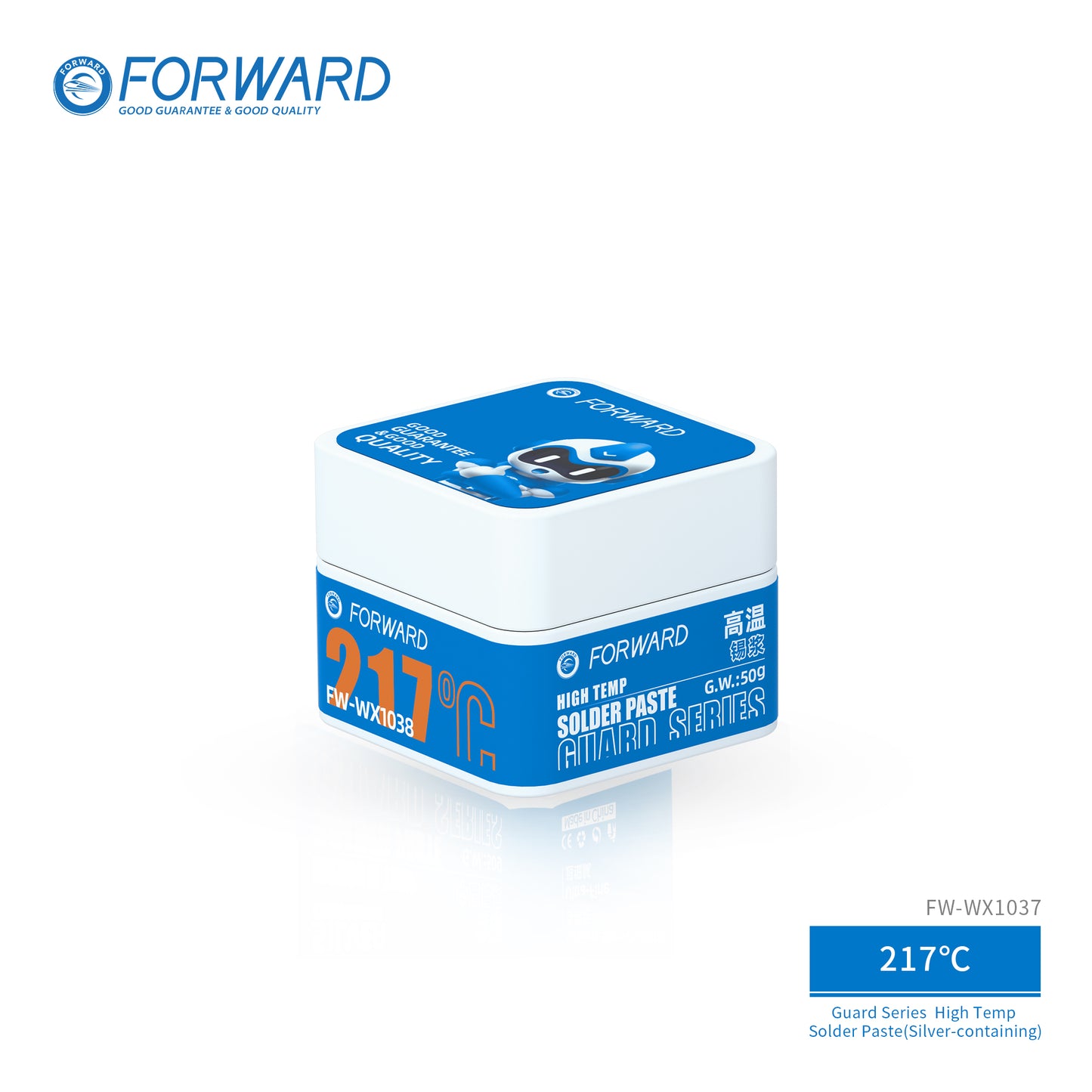 Pasta de Soldadura con Plata 217°C – Guard Series (Alta Temperatura)