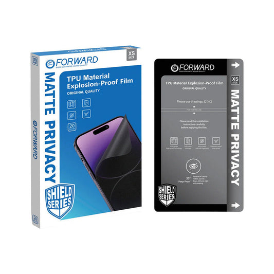 Paquete de 20 Micas Hidrogel Privacidad Matte – Shield Series (7")