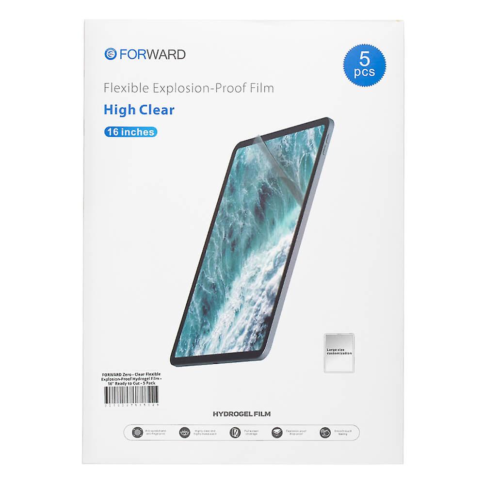 Paquete de 5 piezas de Micas de Hidrogel de 16 Pulgadas