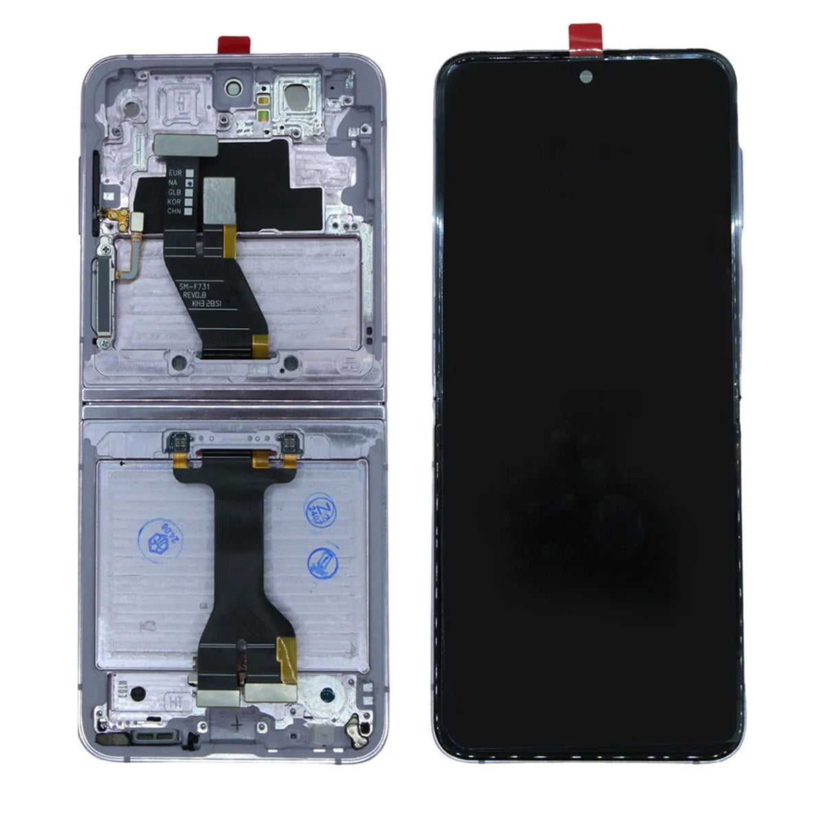 Pantalla Interna compatible con Samsung Galaxy Z Flip 5 – Display completo con Marco (US Version)