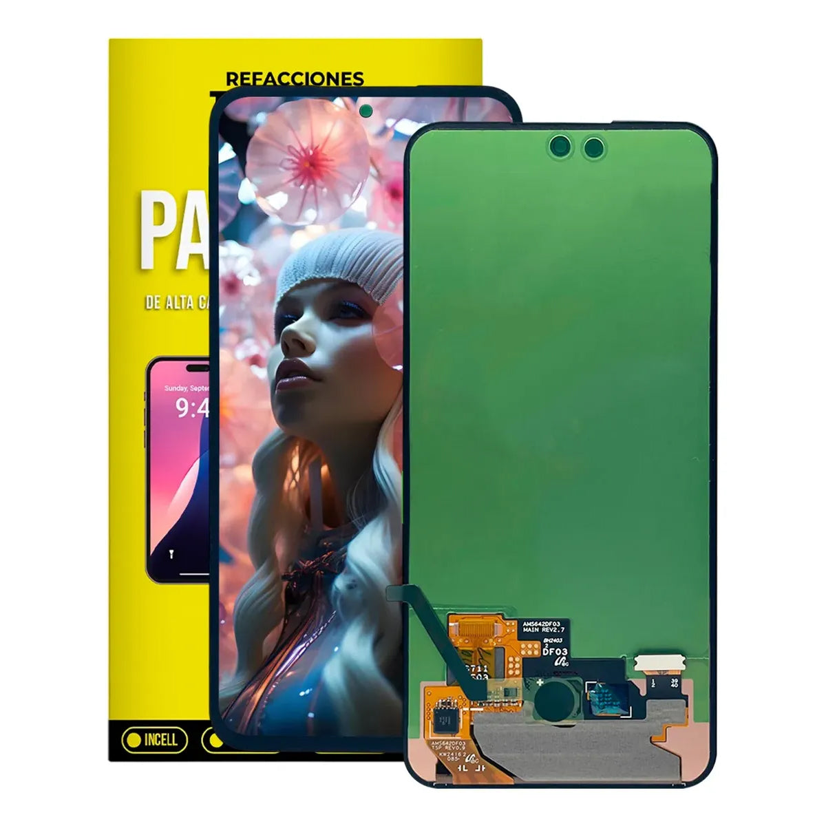 Pantalla AMOLED compatible con Samsung Galaxy S23 FE Service Pack