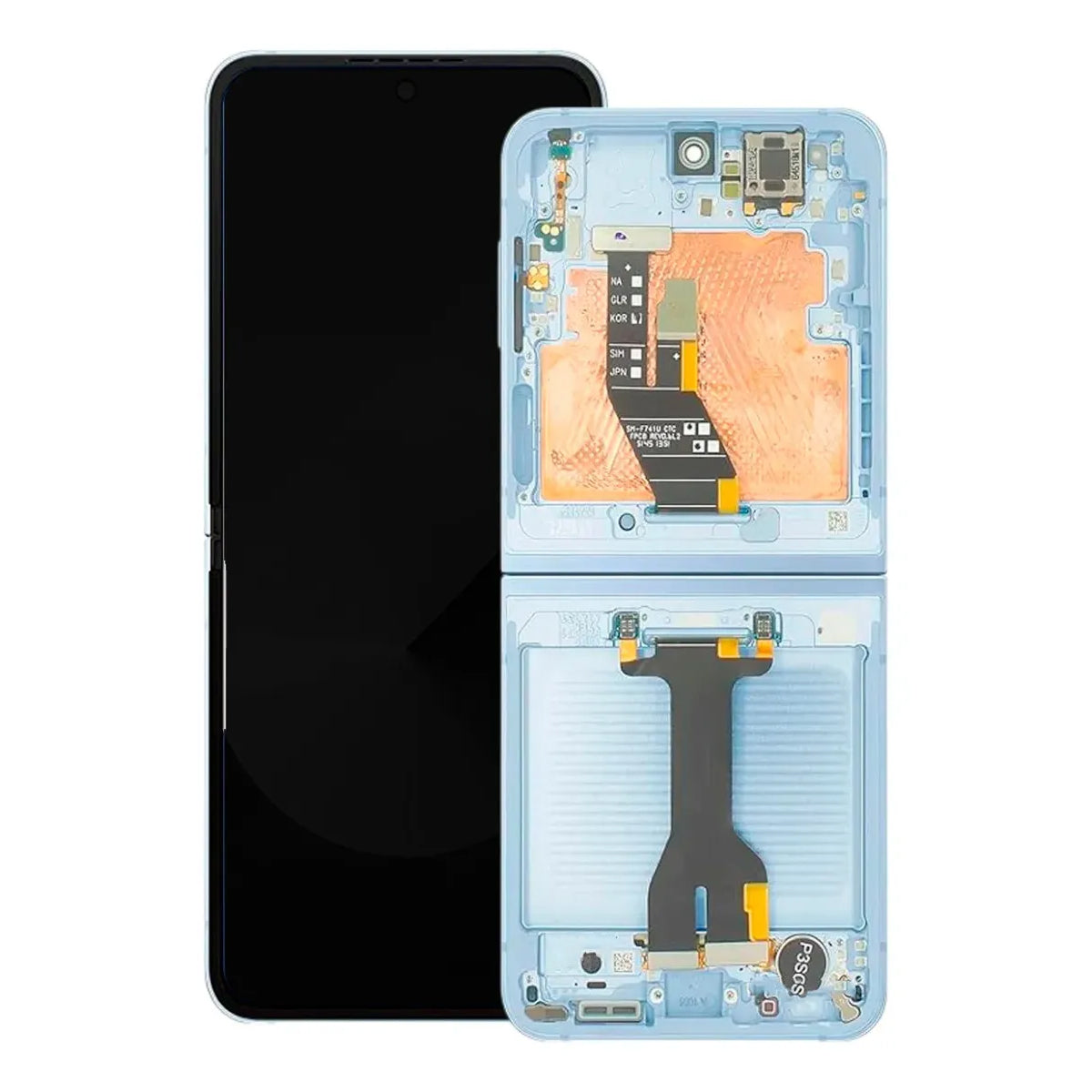 Pantalla Interna con Marco AMOLED compatible con Samsung Galaxy Z Flip 6