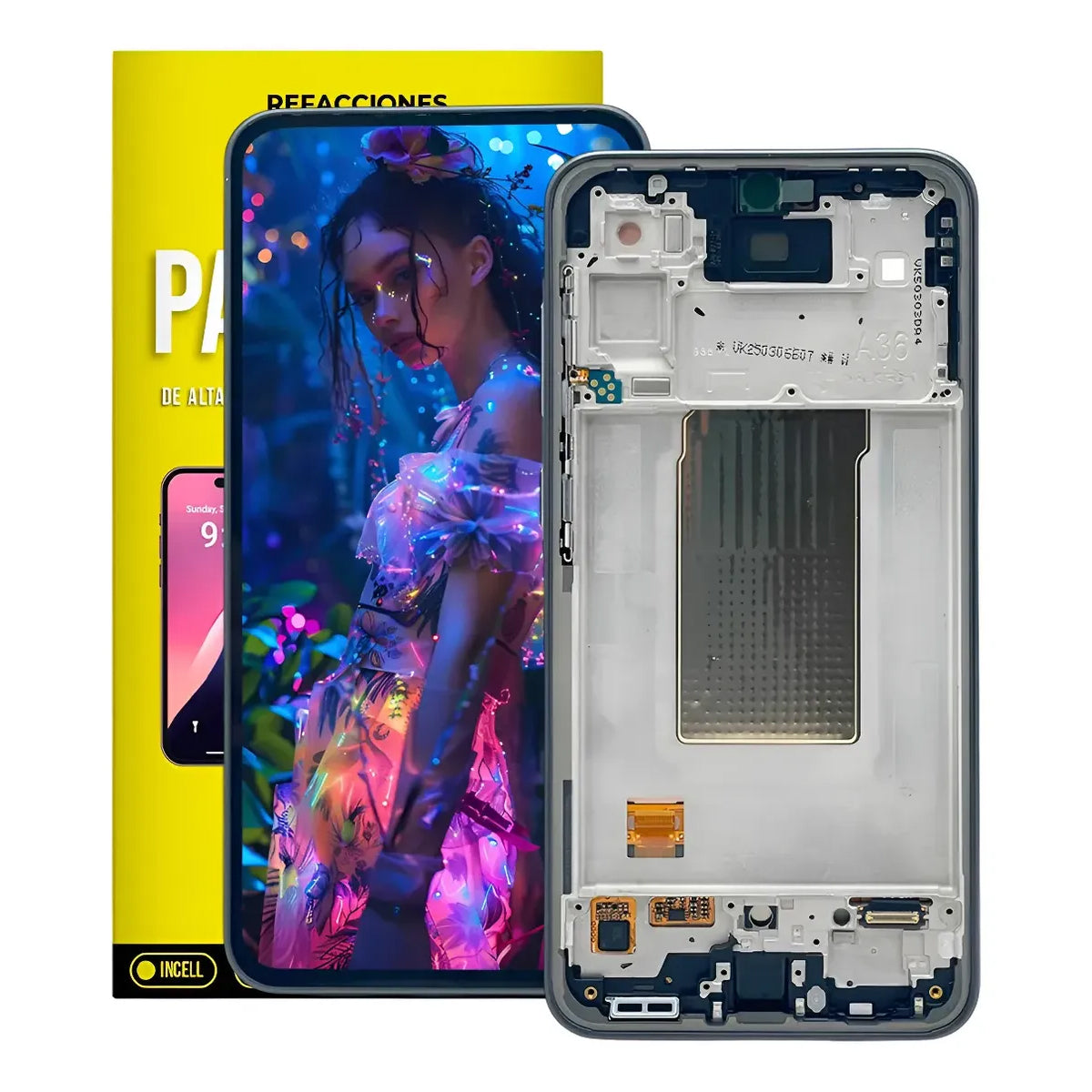 Pantalla AMOLED Oficial compatible con Samsung Galaxy A36 – Módulo con Marco