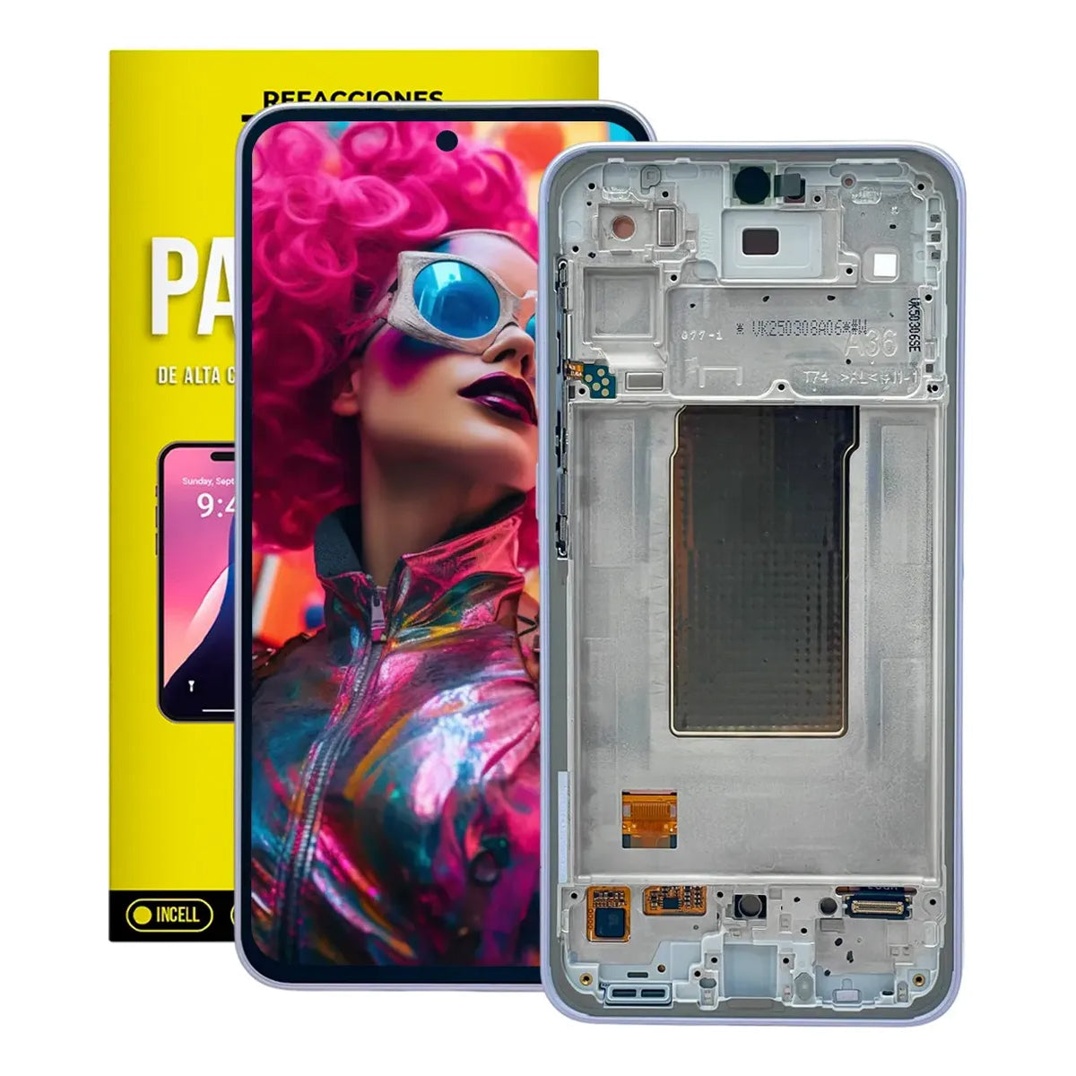 Pantalla AMOLED Oficial compatible con Samsung Galaxy A36 – Módulo con Marco