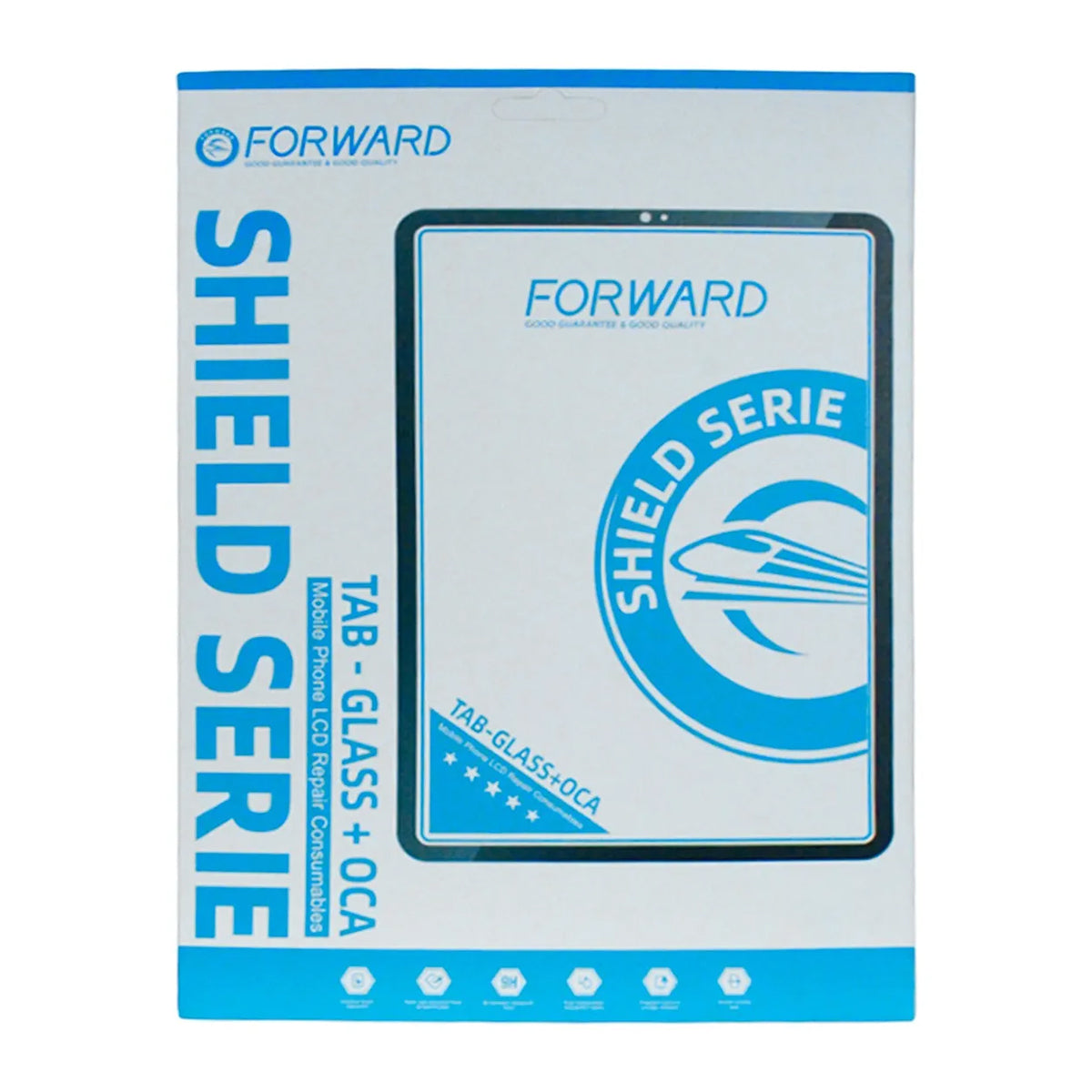Glass con OCA Forward Shield Series compatible con iPad