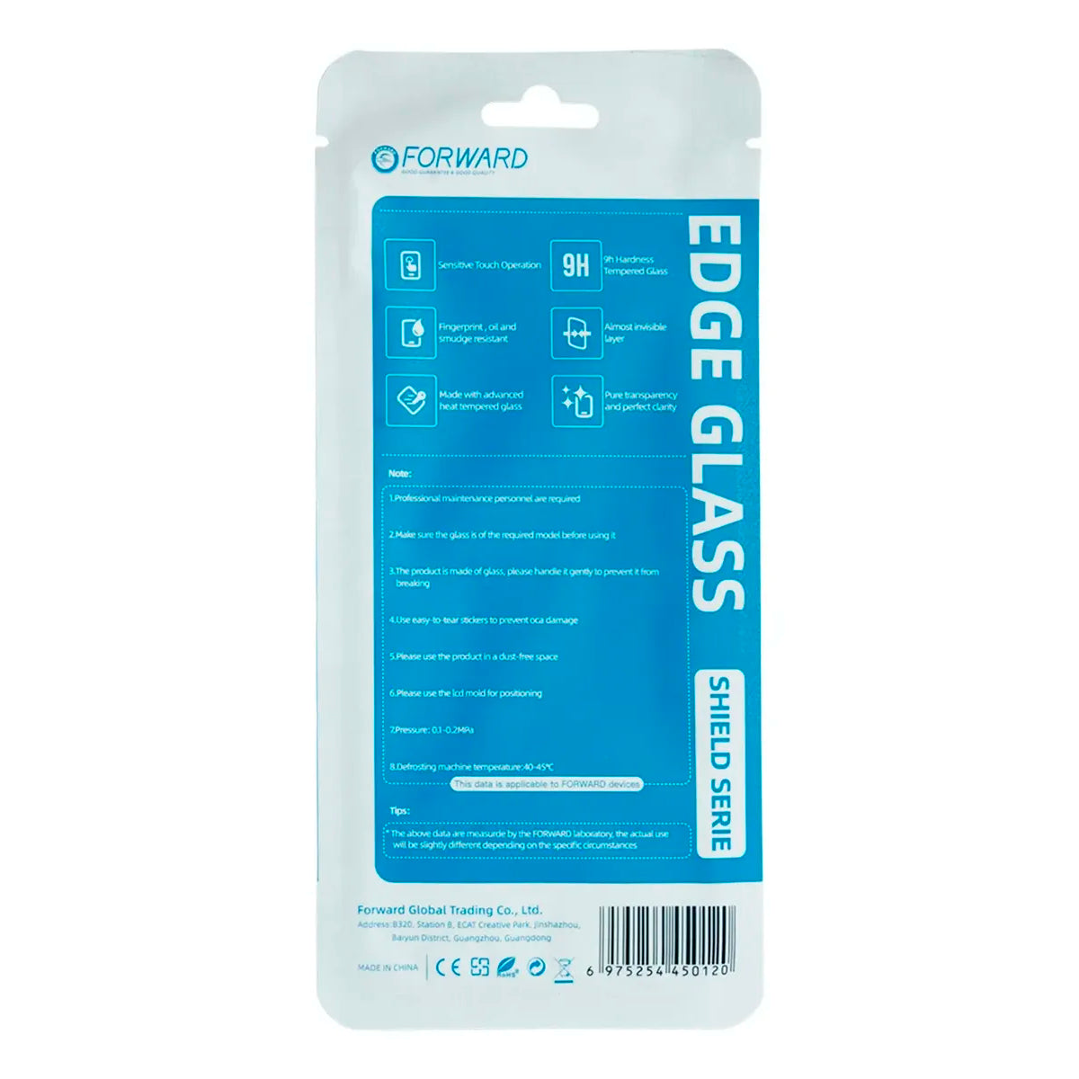 Glass con OCA 2 en 1 Compatible con Apple iPhone 17 Pro Forward