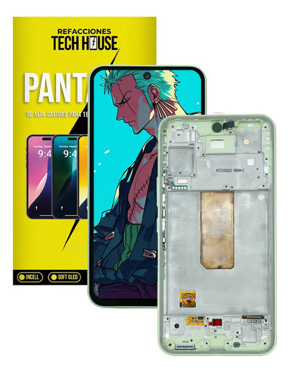 Pantalla con Marco compatible con Samsung A54