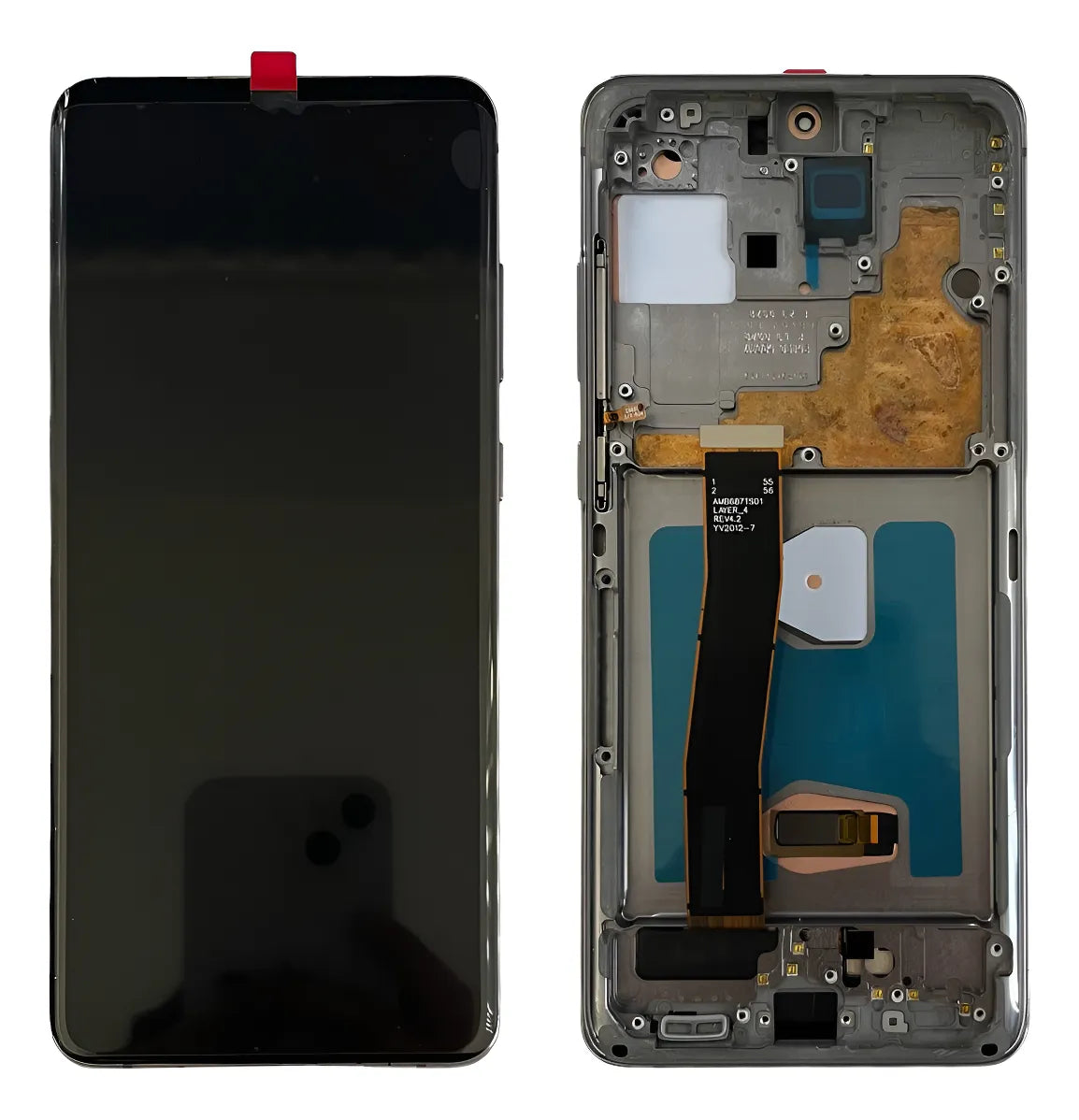 Pantalla con Marco compatible con Samsung Galaxy S20 Ultra Oled