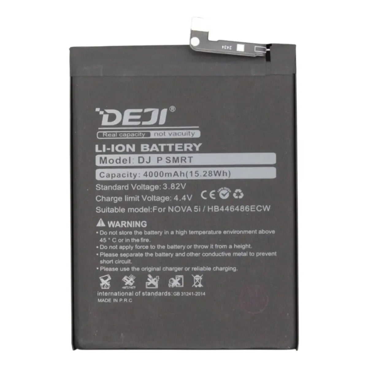 Batería Deji DJ P SMRT compatible con Honor 9X
