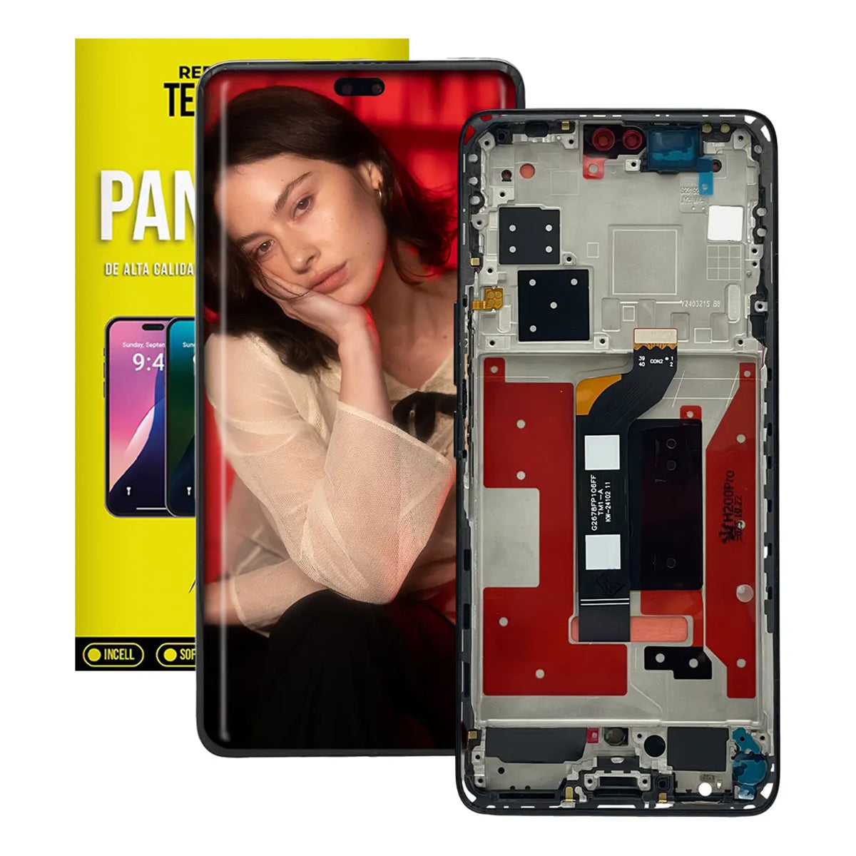 Pantalla completa Honor 200 Pro con Marco – AMOLED