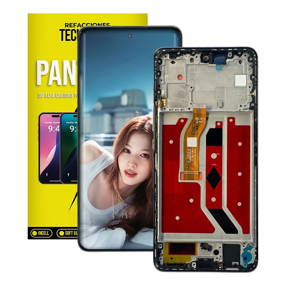 Pantalla OLED con Marco compatible con Honor Magic 6 Lite