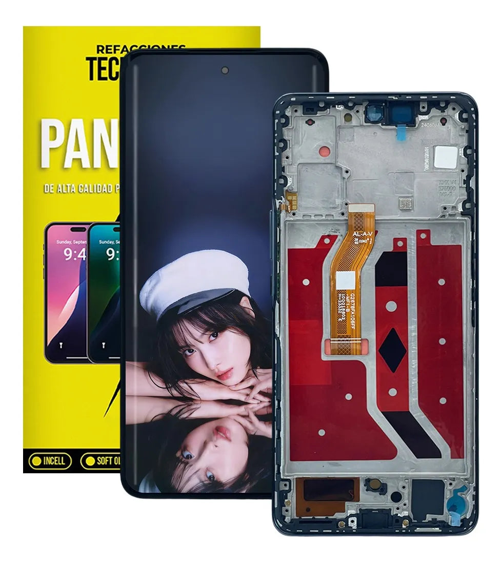 Pantalla con Marco compatible con Honor Magic 6 Lite ALI-NX3 - Oled