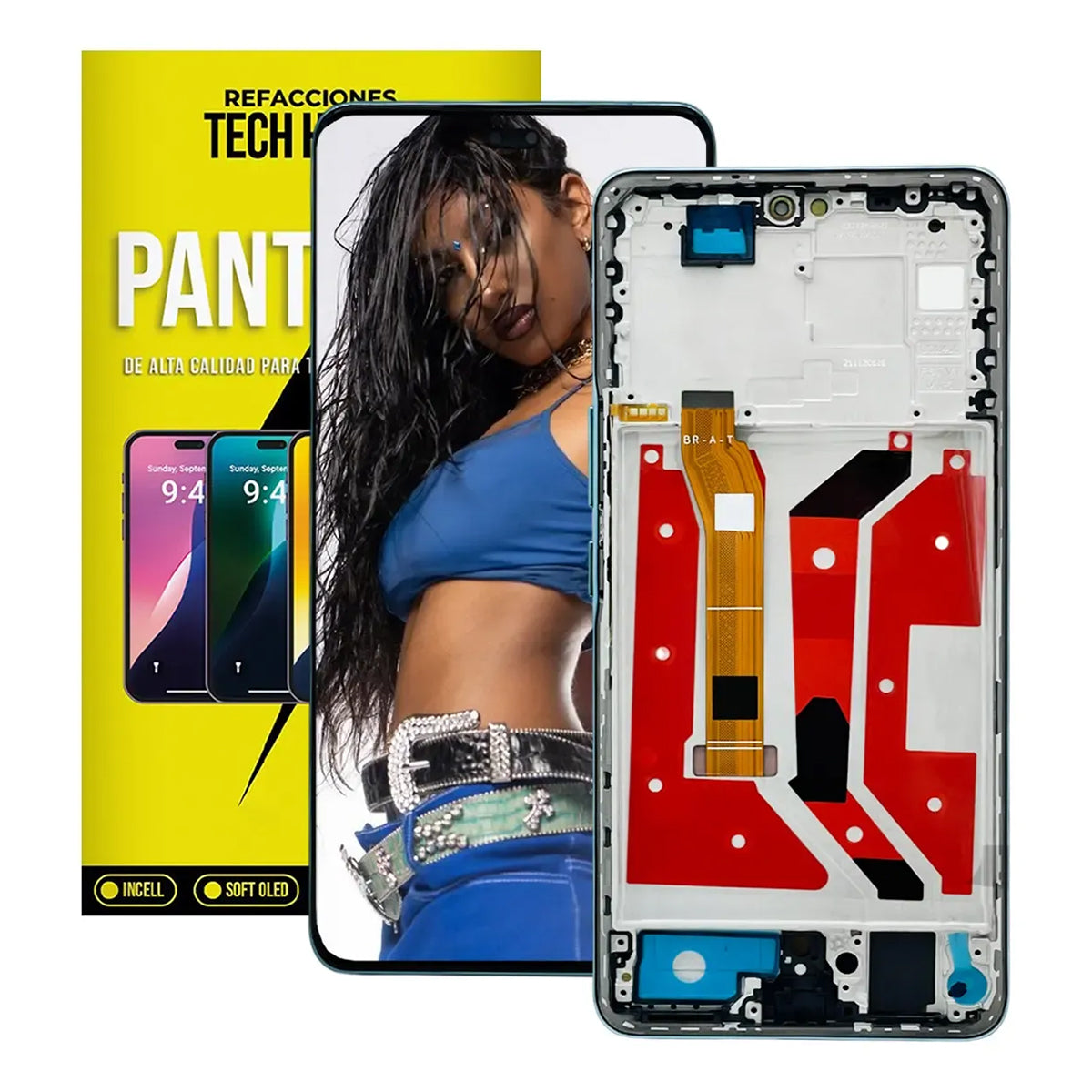 Pantalla AMOLED con Marco compatible con Honor Magic 7 Lite