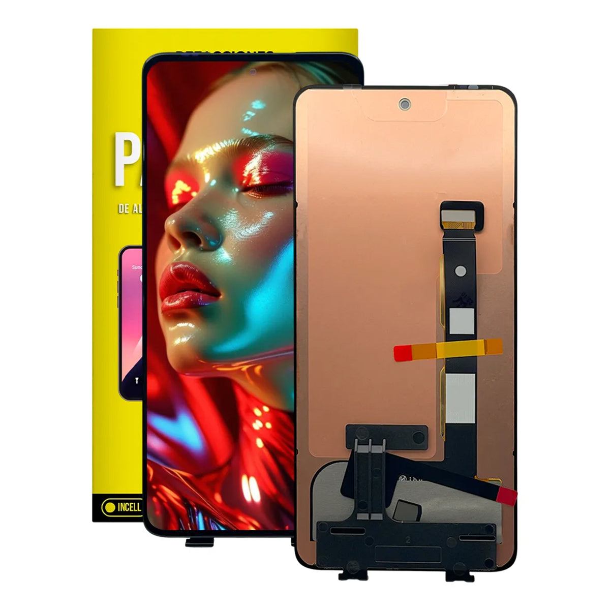 Pantalla AMOLED compatible con Motorola Moto G72 XT2255-1