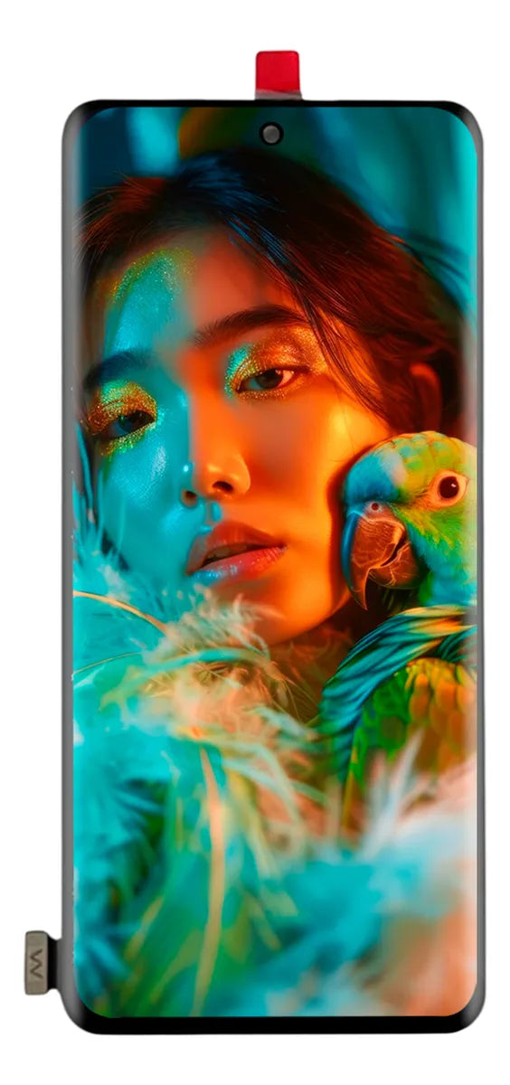 Pantalla compatible con Oppo Reno 12 Amoled - Negro