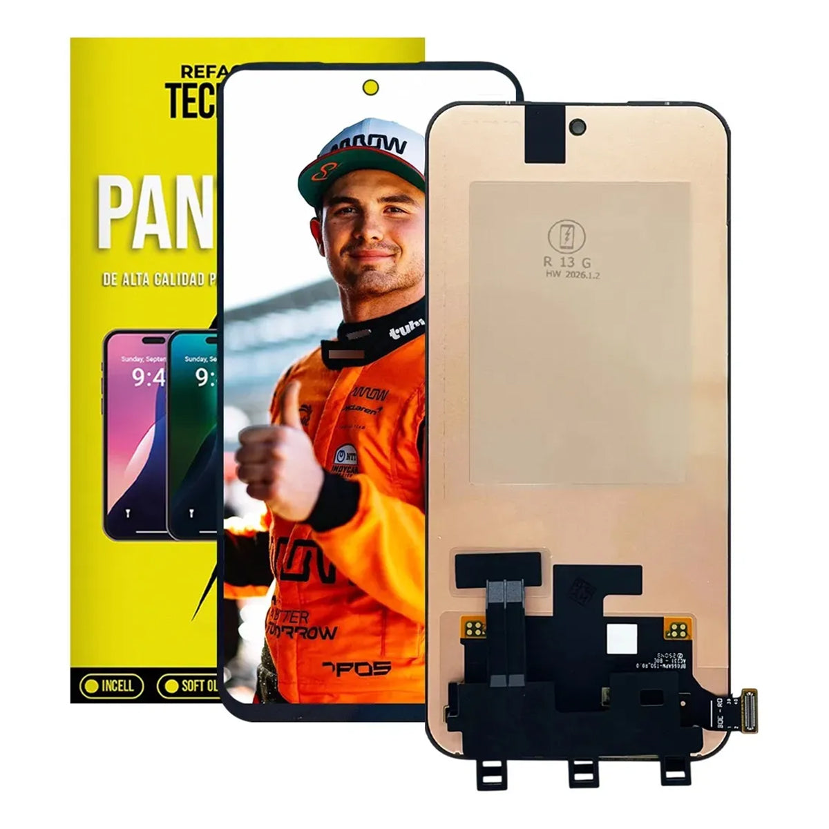 Pantalla AMOLED compatible con Oppo Reno 13