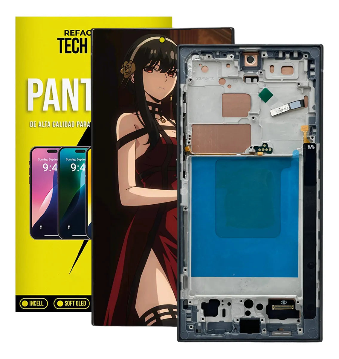 Pantalla Incell con Marco compatible con Samsung S24 Ultra