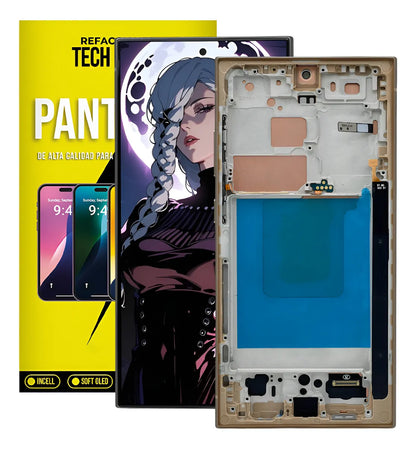 Pantalla Incell con Marco compatible con Samsung S24 Ultra