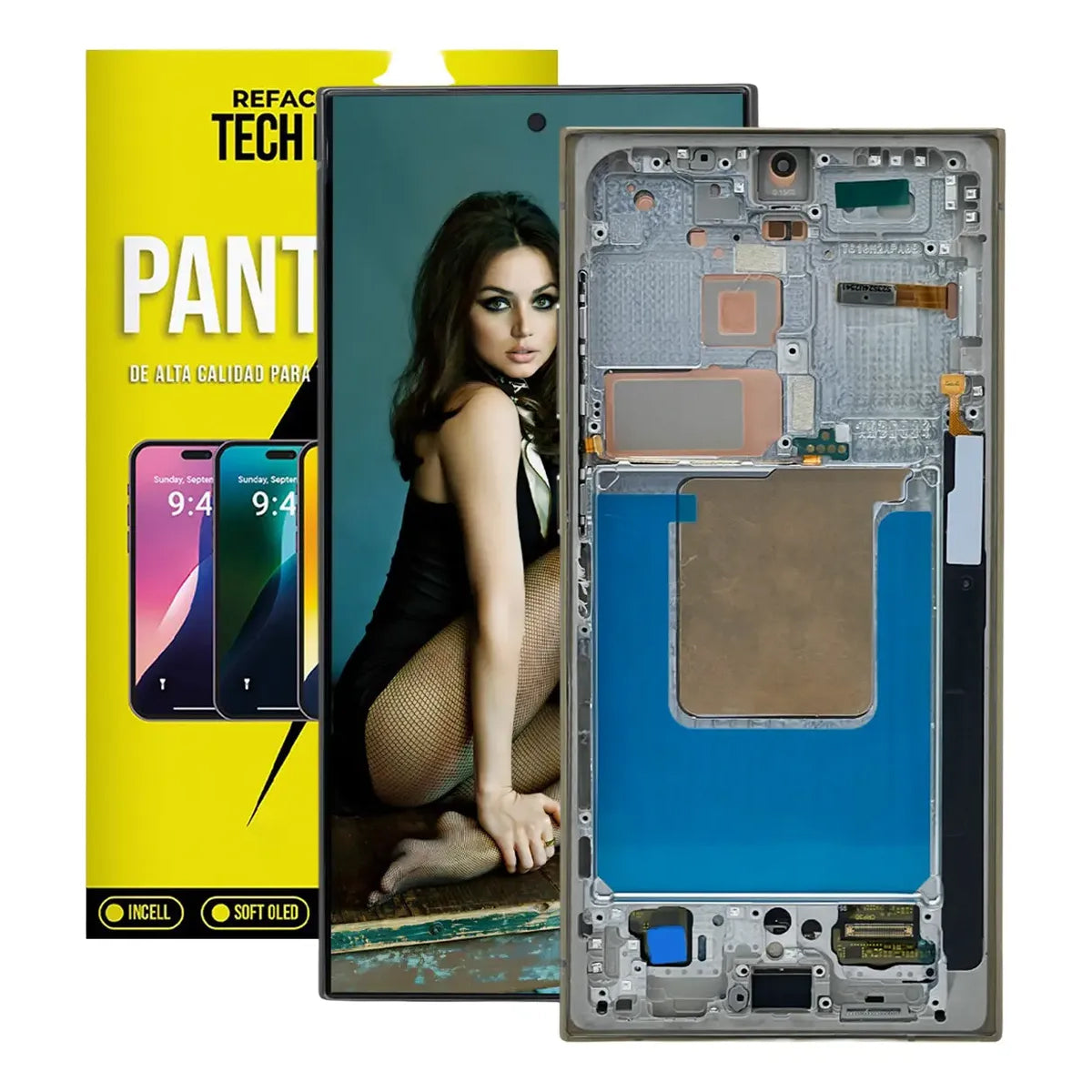 Pantalla OLED con Marco compatible con Samsung Galaxy S24 Ultra